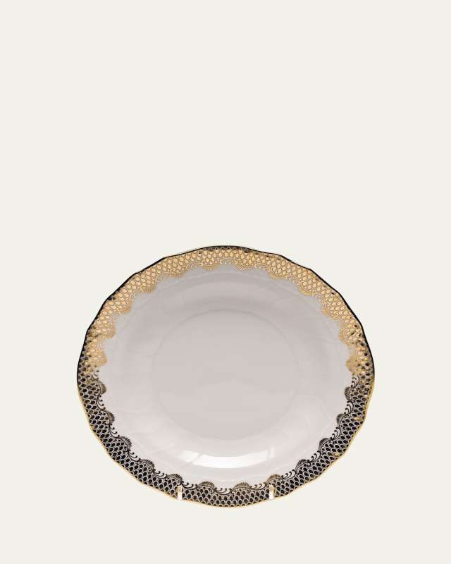 Gold Fish Scale Dessert Plate